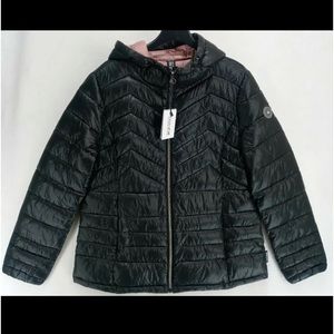 NWT-Noize Maisie XL Women's Puffer Vegan Hooded Jacket